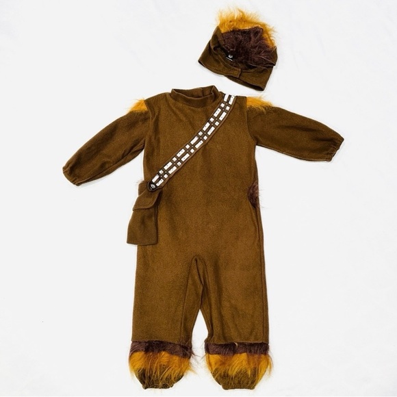 Disney Star Wars Toddler Chewbacca 2pc Halloween Cosplay Costume Chewie NEW 24mo - Picture 8 of 10